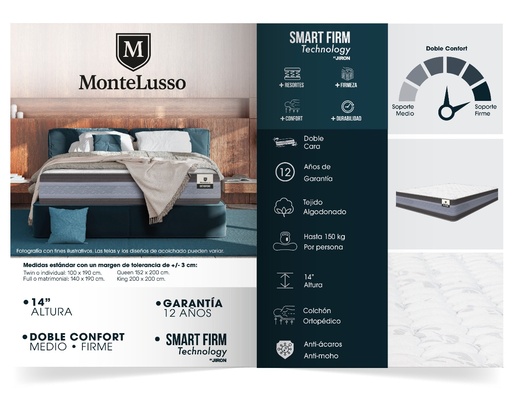 [7403584167658] Colchón MonteLusso (King)