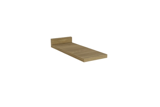 Encimera con copete para base de 20 cm