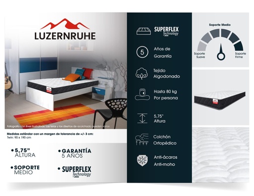 [7403584165210] Colchón “LuzernRuhe” (nido Montessori)
