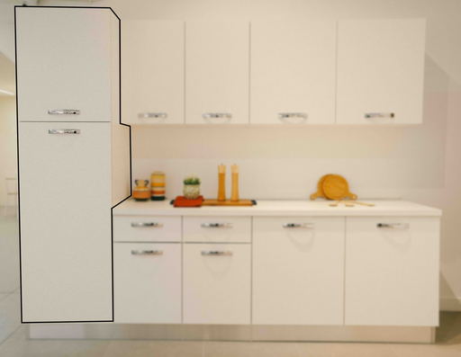 Tall Cabinet de 2 Doors (2.16 meters)